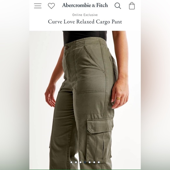 ABERCROMBIE CARGO PANTS - Picture 2 of 5